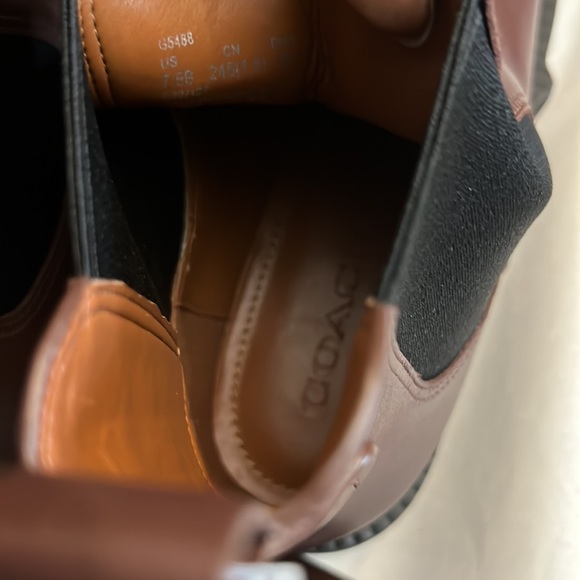 COACH Lyden Leather Chelsea Booties. - Picture 7 of 11